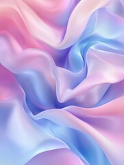 Obraz premium Abstract gradient background in pastel colors. Winter, spring theme. Peaceful and versatile backdrop for any creative project or design. Pink, blue, soft hues.