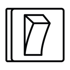 Energy Switch Line icon
