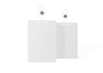 Realistic ID Card Mockup