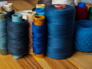 Spools of Thread in Assorted Colors: The perfect accessory for sewing projects, crafts and creating unique clothing
