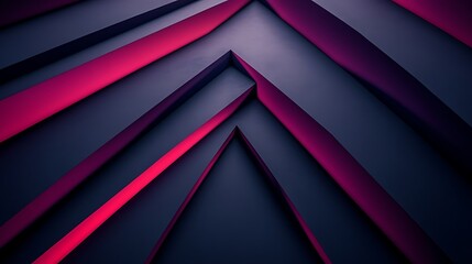 Obraz premium Abstract Dark Blue and Pink Geometric Design