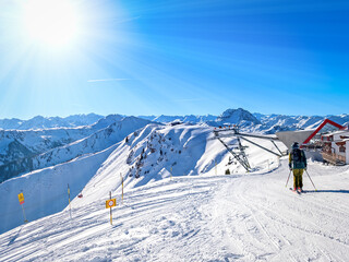 Kitzbuhel, ski resort in Austrian Alps