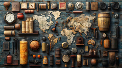 Exploring the Intersection of Tradition and Modernity Through Cultural Icons in Global Manufacturing Practices