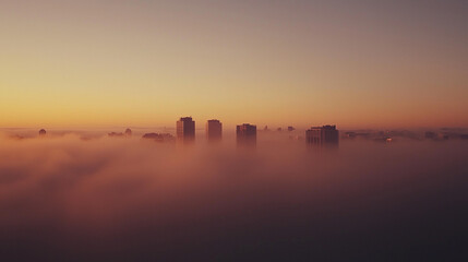 Obraz premium sunrise over the river