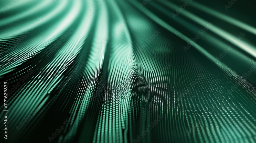Aufkleber ideal for a digital design project, green gradient background with a textured grain