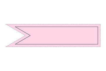 Note paper vector illustration stationary girly cute , list to do