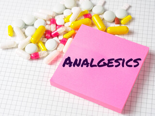 Analgesics text medical drugs for treatment and prevention