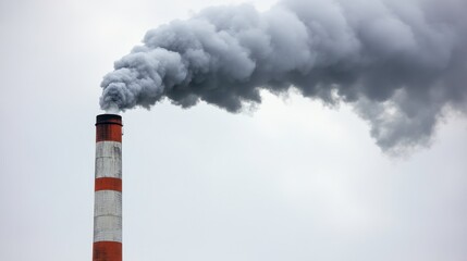 Futuristic Industrial Factory with High Contrast Design