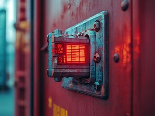 Digitally Encrypted Cargo Lock - Advanced Security in Logistics