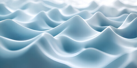 Obraz premium Soft Abstract Blue Wave Pattern with Smooth Texture