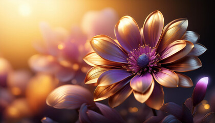 Fototapeta premium close up of beautiful flower