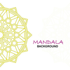 Fototapeta premium Outline Mandala for Coloring Book Page,Mandala vector. Mandala Coloring book line art 