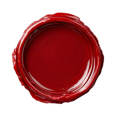 Red wax seal
