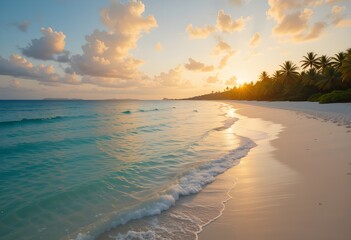 sunset at the beach