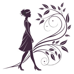 beautiful-silhouette-of-girl--woman--salon-logo--v