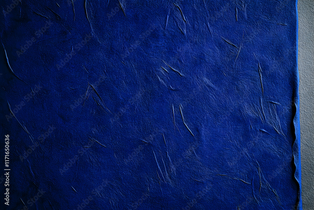 Aufkleber Deep blue textured background, perfect for design projects.  Elegant, rich, and visually appealing. Ideal for adding depth and sophistication.