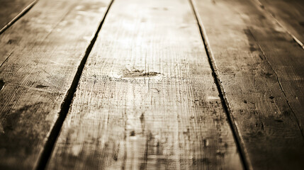 Obraz premium Weathered Timber Texture: An intimate shot of weathered wooden planks reveals the textures, grains, and the passage of time in a rich, earthy palette.