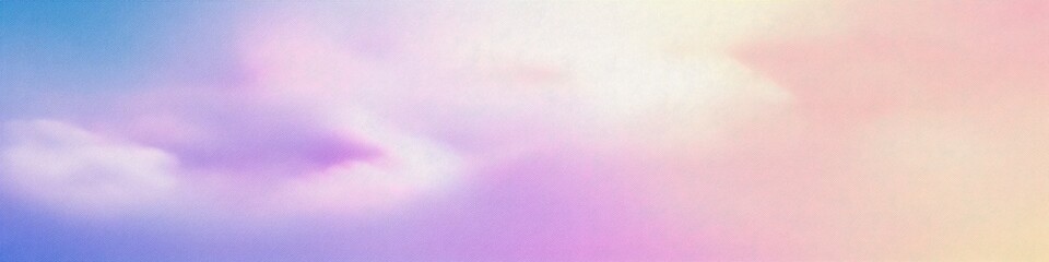 Fototapeta premium Abstract landscape, vibrant gradient sky, rolling hills, pastel colors, soft wavelike forms, minimalist design, ethereal atmosphere, digital art, smooth transitions, pink and purple hues, dreamy horiz