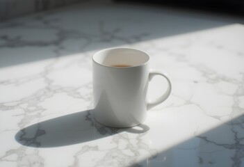 cup of coffee on the table