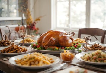 thanksgiving dinner table