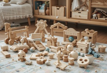 handmade wooden doll