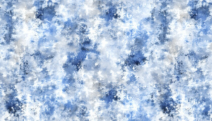 Abstract blue and white textured background, perfect for design projects needing a cool, mottled effect. Ideal for websites, prints, and more.