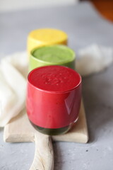 fresh fruit juice smoothie
