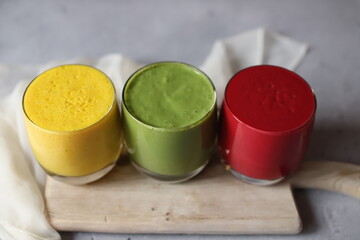 fresh fruit juice smoothie
