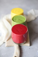 fresh fruit juice smoothie