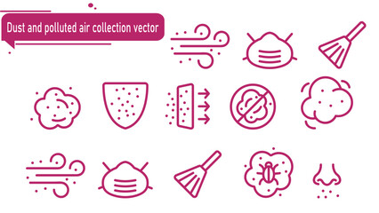 Dust and polluted air collection vector