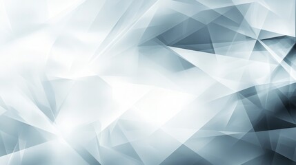 Obraz premium Abstract geometric pattern with light and shadow in shades of blue and white.