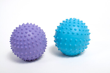 Spiky massage ball designed for hand and foot therapy, ideal for improving circulation, relieving tension, and promoting relaxation through targeted pressure and rolling movements.