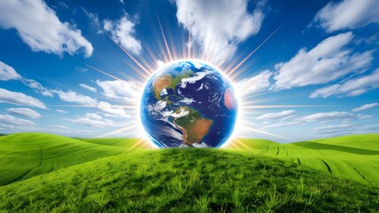 green planet earth