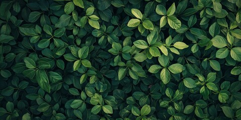 A vibrant display of lush green leaves showing their natural beauty and vitality.