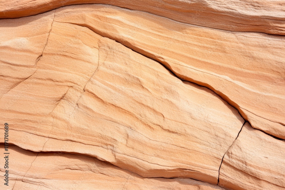 Poster the image is of a rock with a rough texture and a jagged edge