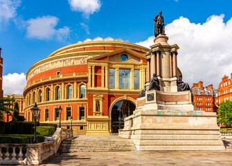 Royal Albert Hall building in London, UK