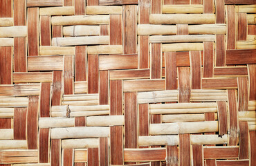 Bamboo mat background or texture.