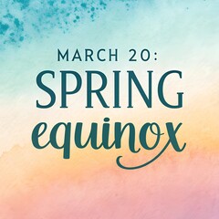 The Dawn of a New Season: Spring Equinox in Classic Serif