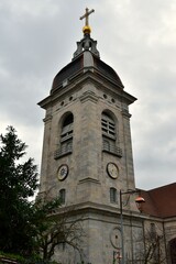 Le clocher de la cathédrale Saint-Jean de Besançon