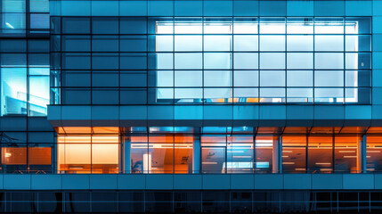 Fototapeta premium blank billboard on a modern building