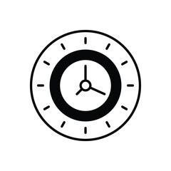 Clock vector icon