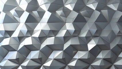 Fototapeta premium Modern light silver and gray geometric design