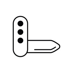 Pocket Knife vector icon