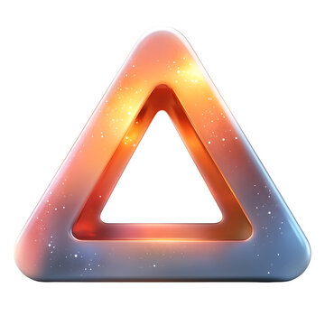 Magic triangle sign - transparent image, png.