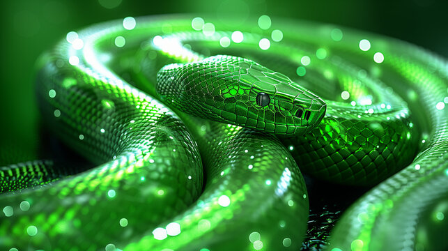 green snake background