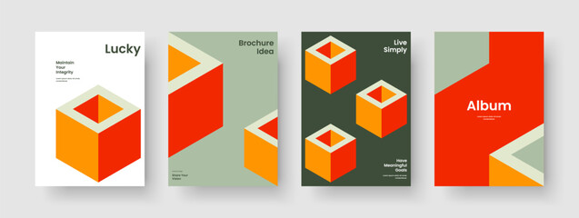 Geometric Book Cover Layout. Modern Report Design. Creative Flyer Template. Brochure. Business Presentation. Banner. Poster. Background. Portfolio. Catalog. Brand Identity. Magazine. Newsletter