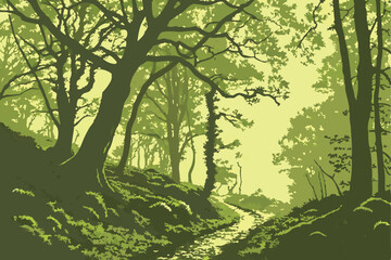 Fototapeta premium Forest