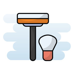 Shaving vector icon