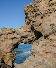 cave in the sea