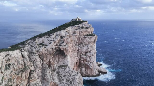 Capo Caccia, Sardinia, Italy Flyover
